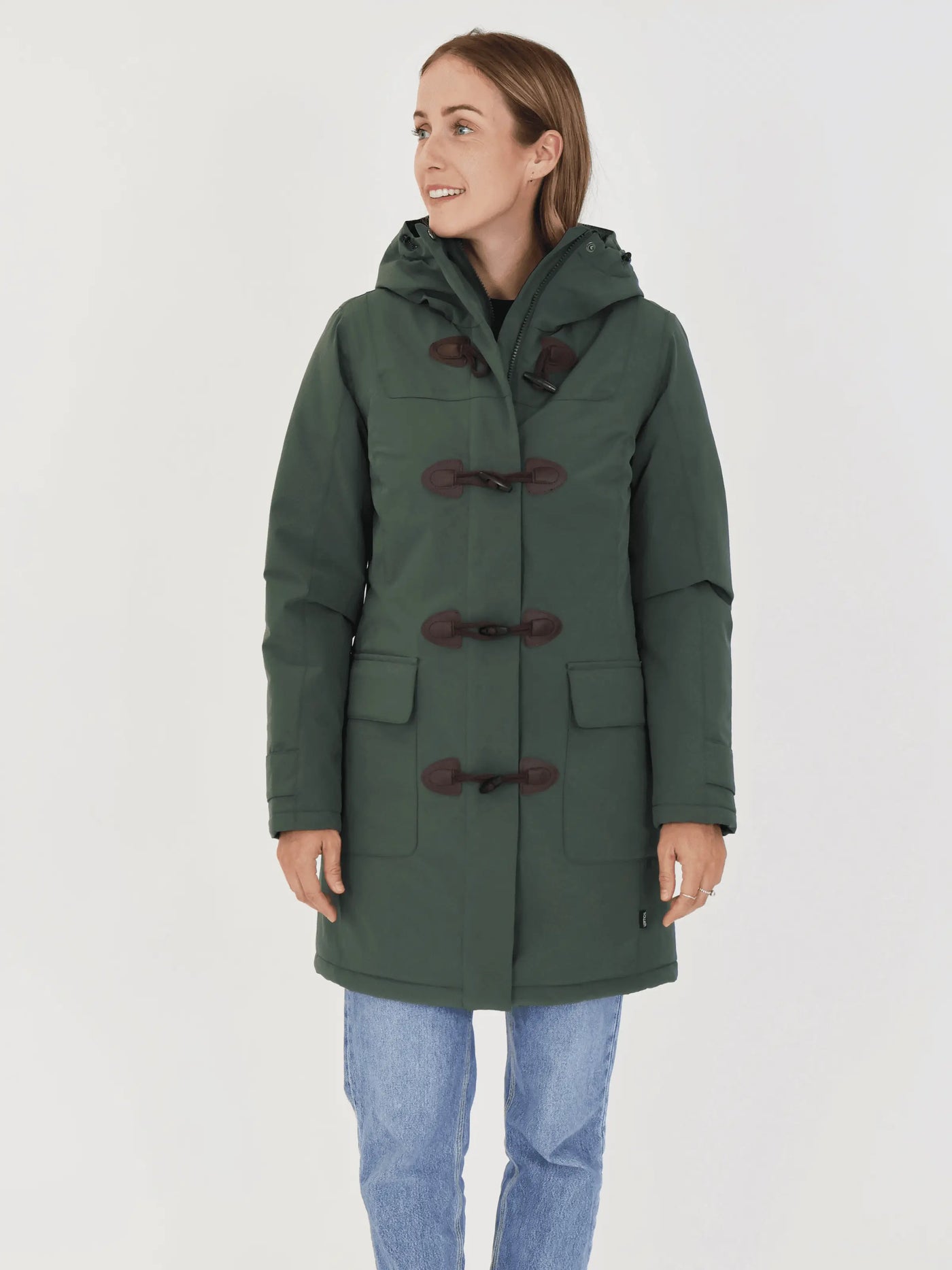 Parka isolé pour l'hiver, type canadienne pour femmes – Vertical