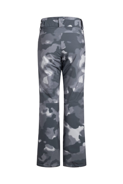 Pantalon de neige, pantalon de snowboard camouflage pour femme