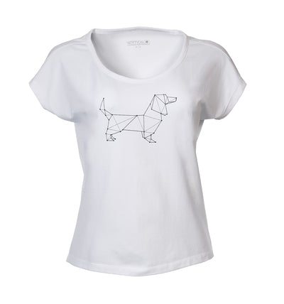 T-Shirt Chien Saucisse - Femme - 60% de rabais